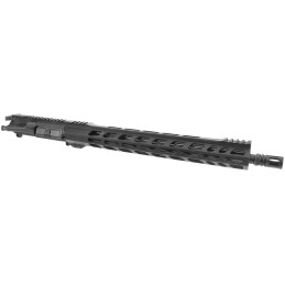 TacFire BU30016 Rifle Upper Assembly  300 Blackout Caliber 16 Black Nitride Barrel Black Anodized 7075T6 Aluminum Receiver  MLOK