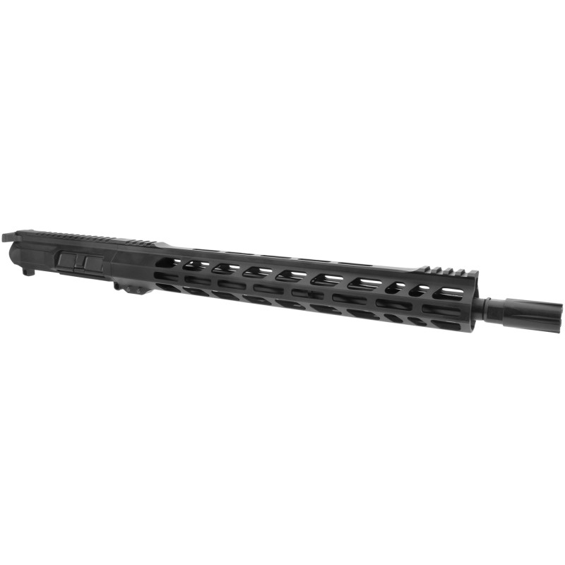 TacFire BU9MM16 Rifle Upper Assembly  9mm Luger Caliber with 16 Black Nitride Barrel Black Anodized 7075T6 Aluminum Receiver  ML