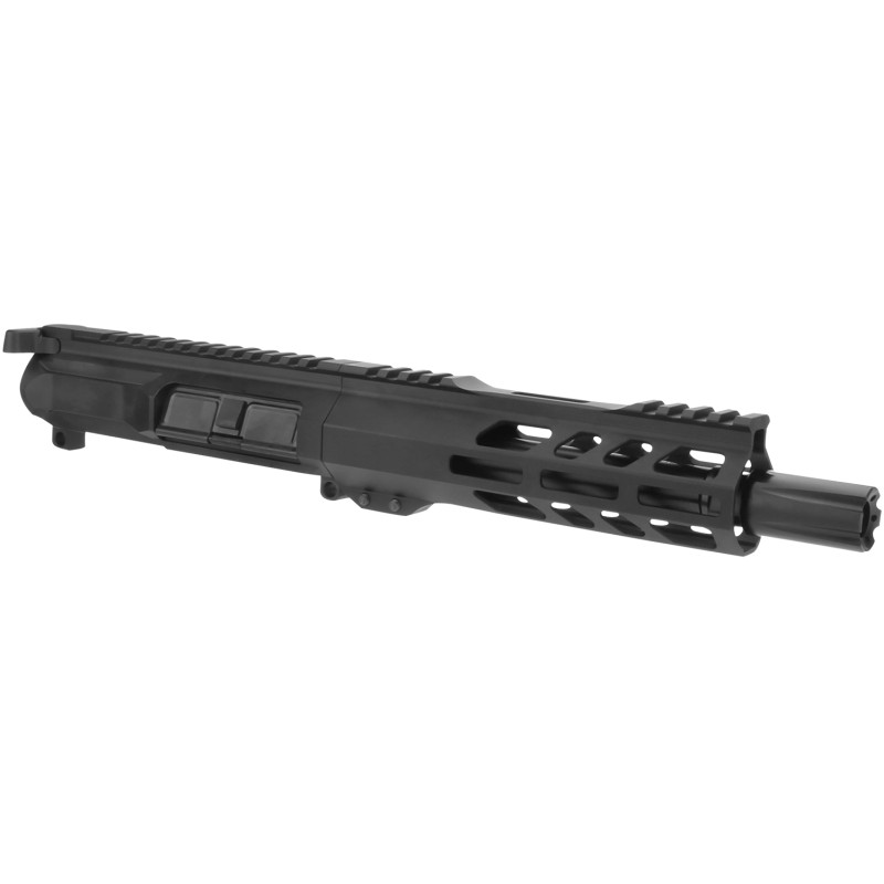 TacFire BU45ACP7 Pistol Upper Assembly  45 ACP Caliber with 7 Black Nitride Barrel Black Anodized 7075T6 Aluminum Receiver for M