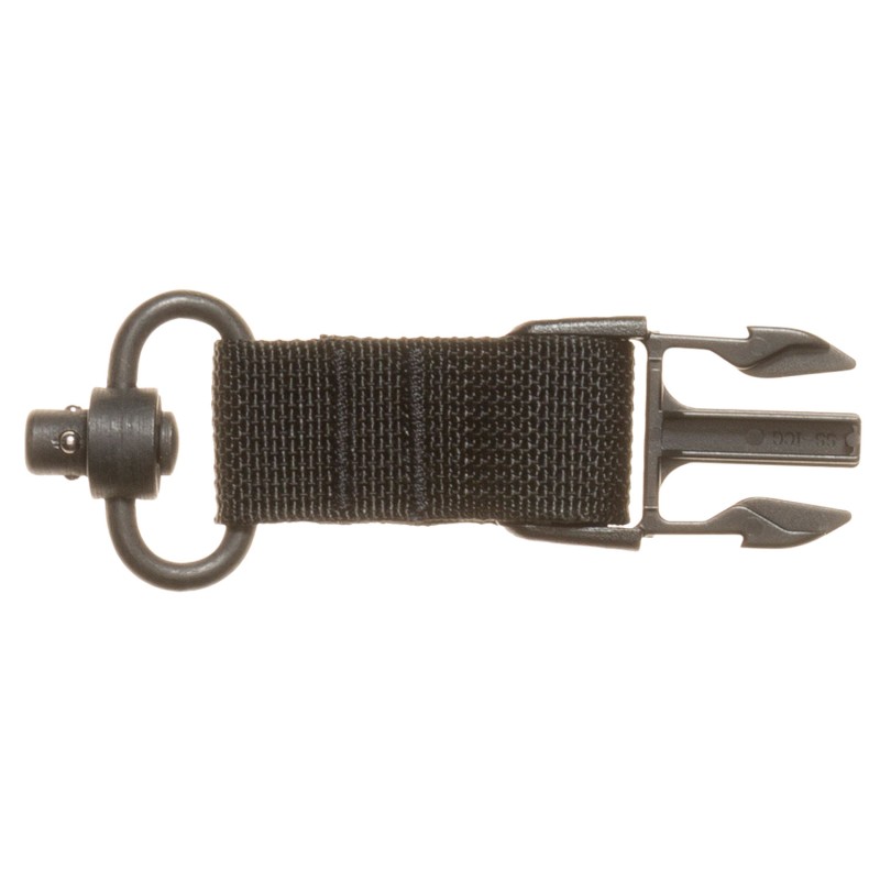 Tacshield T6093BK QD Sling Attachment  for QD Push Button Black Webbing