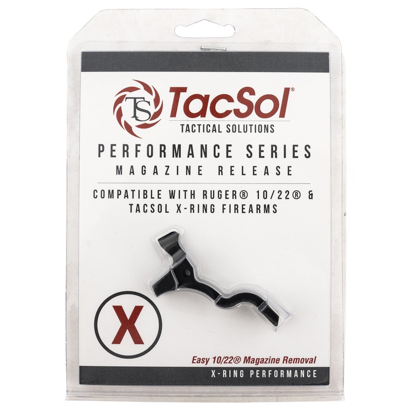 Tactical Solutions PMRMB Performance  Low Profile Matte Black Aluminum for Ruger 1022  Tactical Solution XRing Rifles