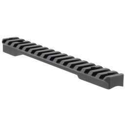 Talley PLM258763 Fierce Picatinny Rail  Black Anodized Long Action 20 MOA