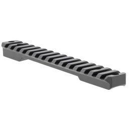 Talley PLM258779 Fierce Rivalry Picatinny Rail  Black Anodized Long Action 20 MOA