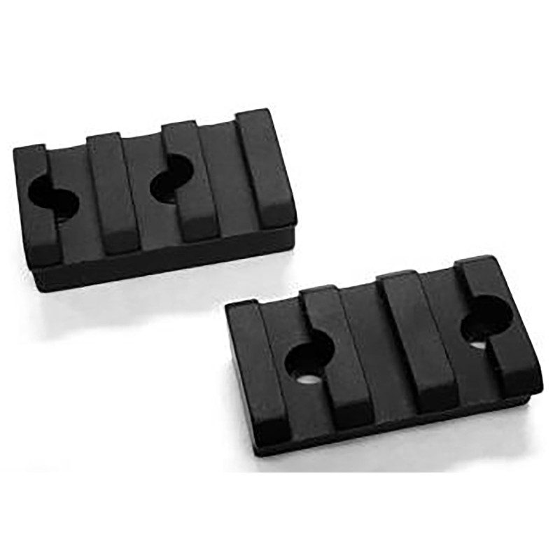 Talley 252700P Remington 700 2Piece Picatinny Rail  Black Anodized