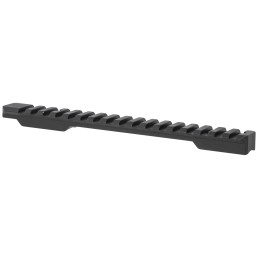 Talley PL0258725 Savage Picatinny Rail  Black Anodized Long Action 0 MOA