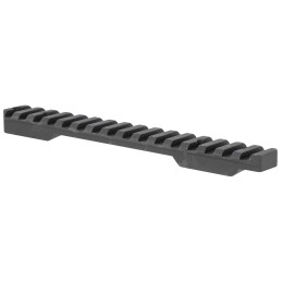 Talley PS0258725 Savage Picatinny Rail  Black Anodized Short Action 0 MOA