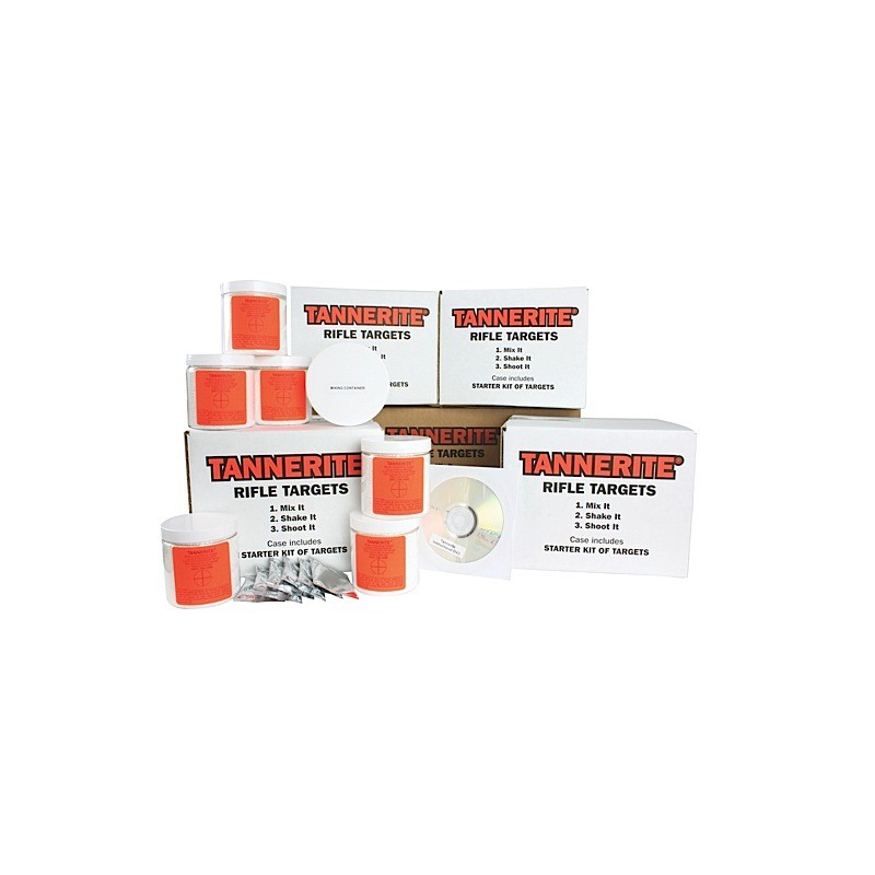 Tannerite STR Starter Kit  Impact Enhancement Explosion White Vapor Centerfire Rifle Firearm 0.50 lb 24 Targets