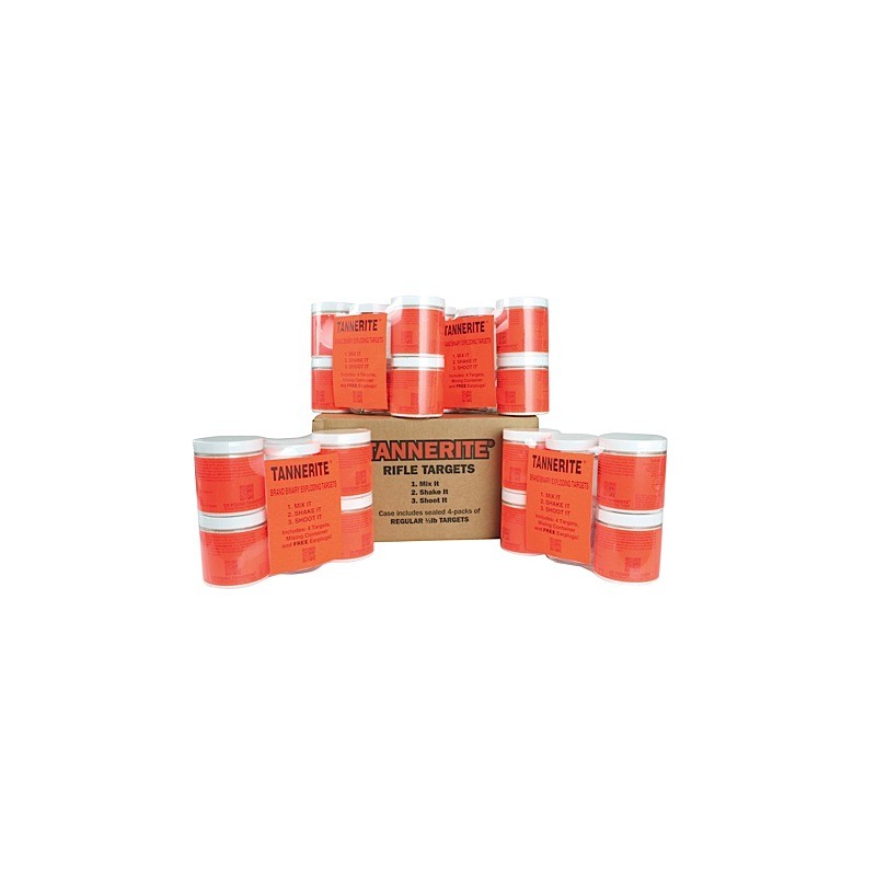 Tannerite 12BR 12 Pound Target  Impact Enhancement Explosion White Vapor Centerfire Rifle Firearm 0.50 lb 16 Targets