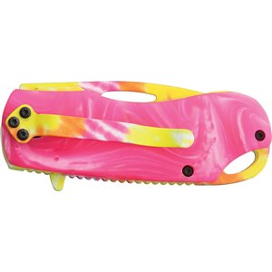 Pink Tie Dyed Linerlock A/O