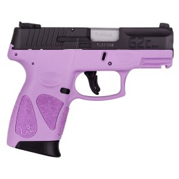 Taurus 1G2C93112LP G2C  9mm Luger 121 3.26 Stainless Steel Barrel Matte Black Serrated Steel Slide Light Purple Polymer Frame wP