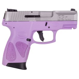 Taurus 1G2C93912LP G2C  Compact 9mm Luger 121 3.26 Stainless Steel Barrel Matte Stainless Serrated Slide Light Purple Polymer Fr