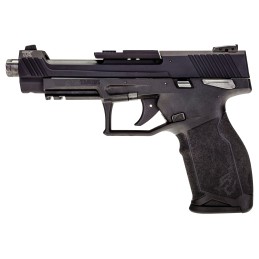 Taurus 1TX22C15110 TX22 Competition 22 LR 101 5.25 Threaded Bull Barrel Overall Black Finish Hard Coat Anodized Aluminum Optic C