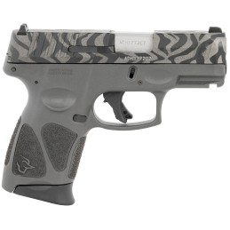 Taurus 1G3C931GZEB G3C  9mm Luger 121 3.26 Barrel Black Finish Picatinny Rail Frame Serrated Gray Steel Zebra Cerakote Striped S