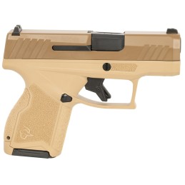 Taurus 1GX4M931ET GX4  MicroCompact 9mm Luger 111 3.06 Black Barrel Tan Cerakote Serrated Slide Coyote Tan Stainless Steel Frame