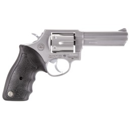 Taurus 2650049 65  38 Special P or 357 Mag 6 Shot 4 Barrel Overall Matte Finish Stainless Steel Finger Grooved Black Rubber Grip