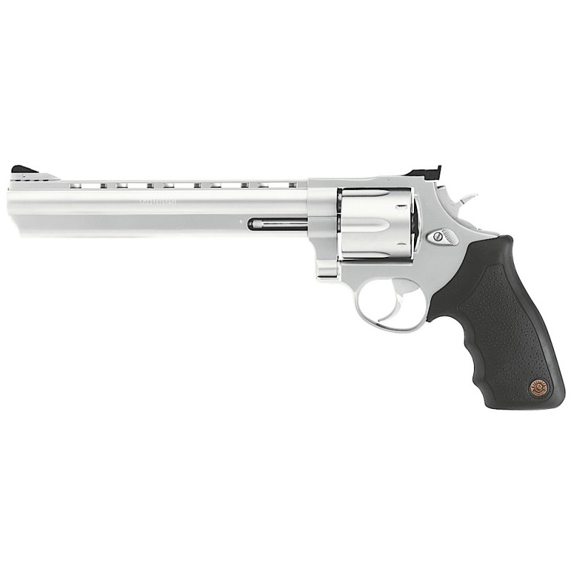 Taurus 2440089 44  44 Rem Mag Caliber with 8.37 Ported Barrel 6rd Capacity Cylinder Overall Matte Finish Stainless Steel Finger 