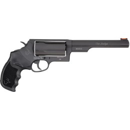 Taurus 2441061MAG Judge Magnum Compact Frame 45 Colt LC410 Mag 5rd 6.50 Matte Black Oxide Steel Barrel Cylinder  Frame Black Fin