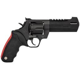 Taurus 2440051RH Raging Hunter  44 Rem Mag 6rd 5.12 Matte Black Oxide Steel Black Rubber with Integrated Red Cushion Insert Grip