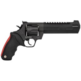 Taurus 2440061RH Raging Hunter  44 Rem Mag 6rd 6.75 Matte Black Oxide Steel Black Rubber with Integrated Red Cushion Insert Grip