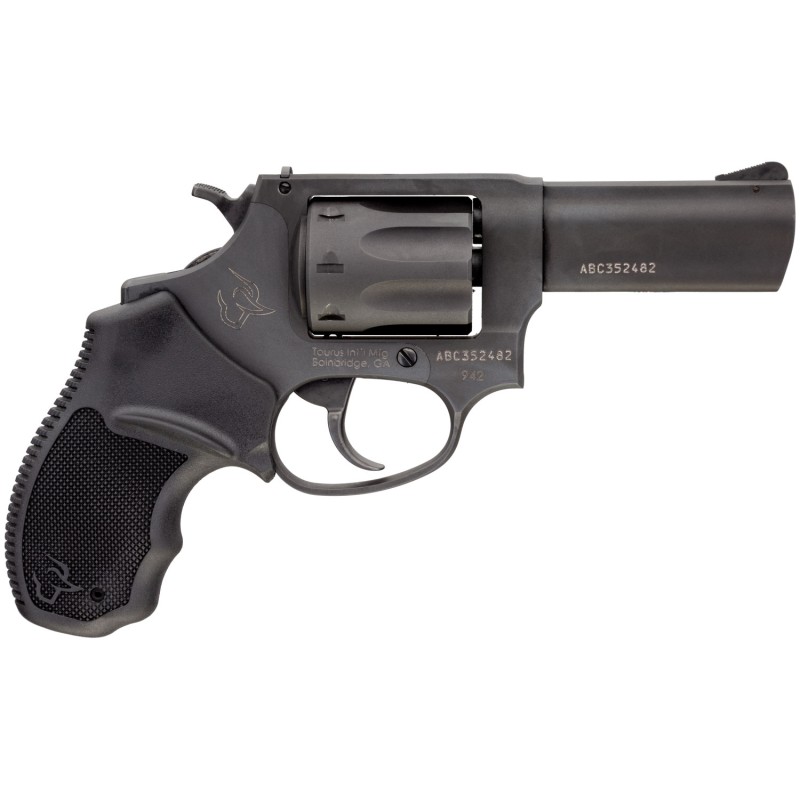 Taurus 2942031 942  22 LR 8rd 3 Barrel Overall Matte Black Finish Steel  Finger Grooved Black Polymer Grip