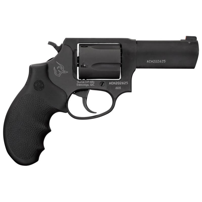 Taurus 260531NS 605  SADA 38 Speical P or 357 Mag 5 Shot 3 Barrel Overall Matte Black Finish Stainless Steel Finger Grooved Blac