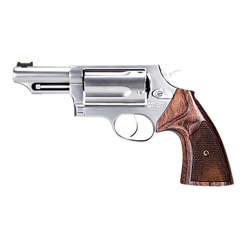 Taurus 2441EX039 Judge Executive Grade Medium Frame 45 Colt LC 410 Gauge 5rd 3 Hand Polished Satin Stainless Steel Barrel Hand P