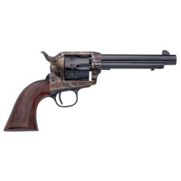 Taylors  Company 550807 1873 Cattleman 22 LR Caliber with 5.50 Blued Finish Barrel 12rd Capacity Blued Finish Cylinder Color Cas