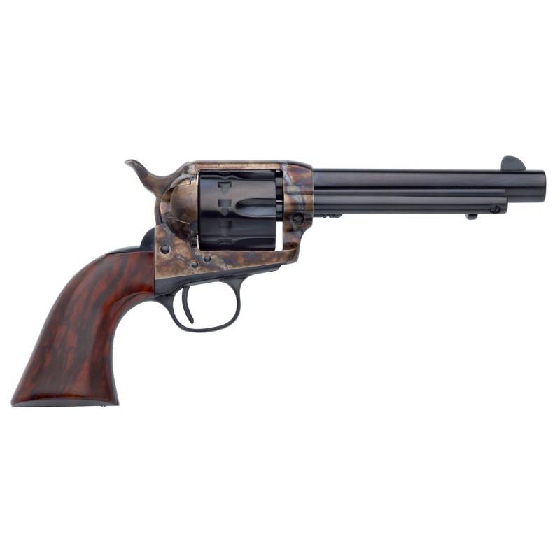 Taylors  Company 550807 1873 Cattleman 22 LR Caliber with 5.50 Blued Finish Barrel 12rd Capacity Blued Finish Cylinder Color Cas