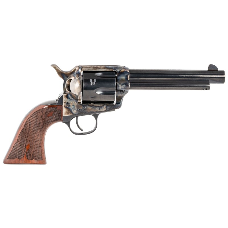 Taylors  Company 555129 Gambler  357 Mag Caliber with 5.50 Blued Finish Barrel 6rd Capacity Blued Finish Cylinder Color Case Har