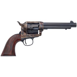 Taylors  Company 550805 1873 Cattleman 22 LR Caliber with 4.75 Blued Finish Barrel 12rd Capacity Blued Finish Cylinder Color Cas