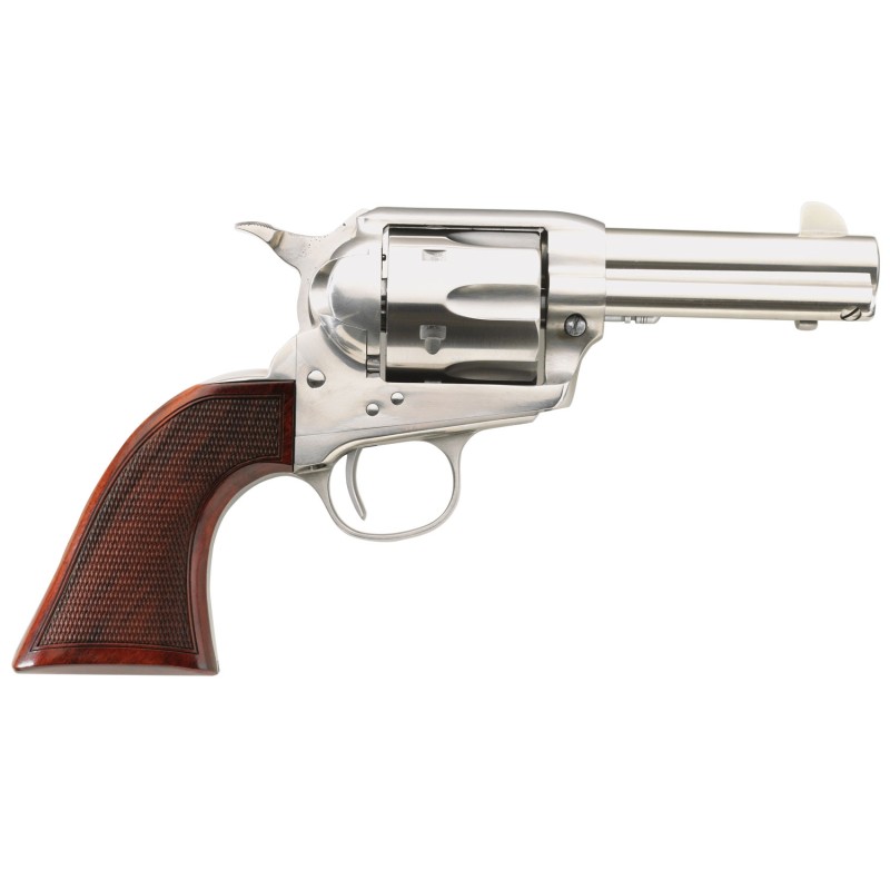 Taylors  Company 550818 Runnin Iron  45 Colt LC Caliber with 3.50  Barrel 6rd Capacity Cylinder Overall Stainless Steel Finish  