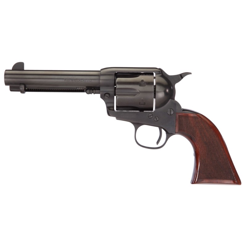 Taylors  Company 550885DE Runnin Iron Black Rock 45 Colt LC Caliber with 4.75 Barrel 6rd Capacity Cylinder Overall Black Nitride