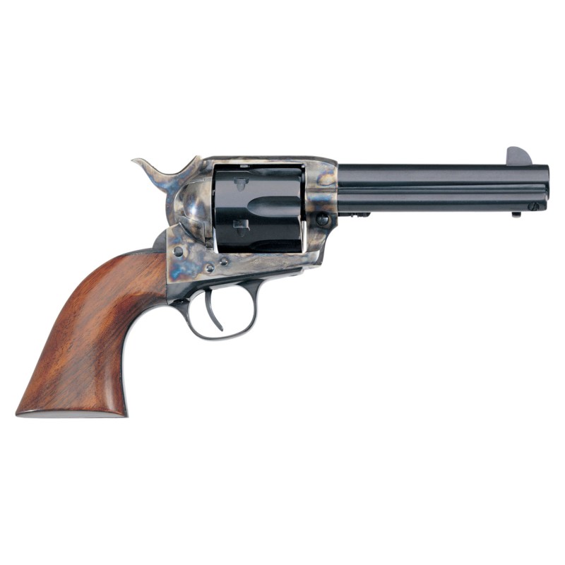 Taylors  Company 700ADE 1873 Cattleman New Model 45 Colt LC 6rd 4.75 Blued Cylinder  Barrel Color Case Hardened Steel Frame Waln