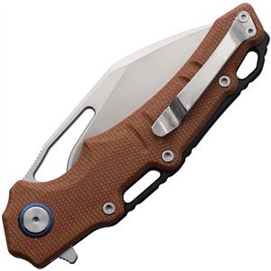 Linerlock Brown Micarta