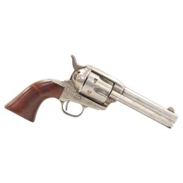 Taylors  Company 555111 1873 Cattleman 45 Colt LC Caliber with 4.75 Barrel 6rd Capacity Cylinder Overall Antique Finish Steel  W