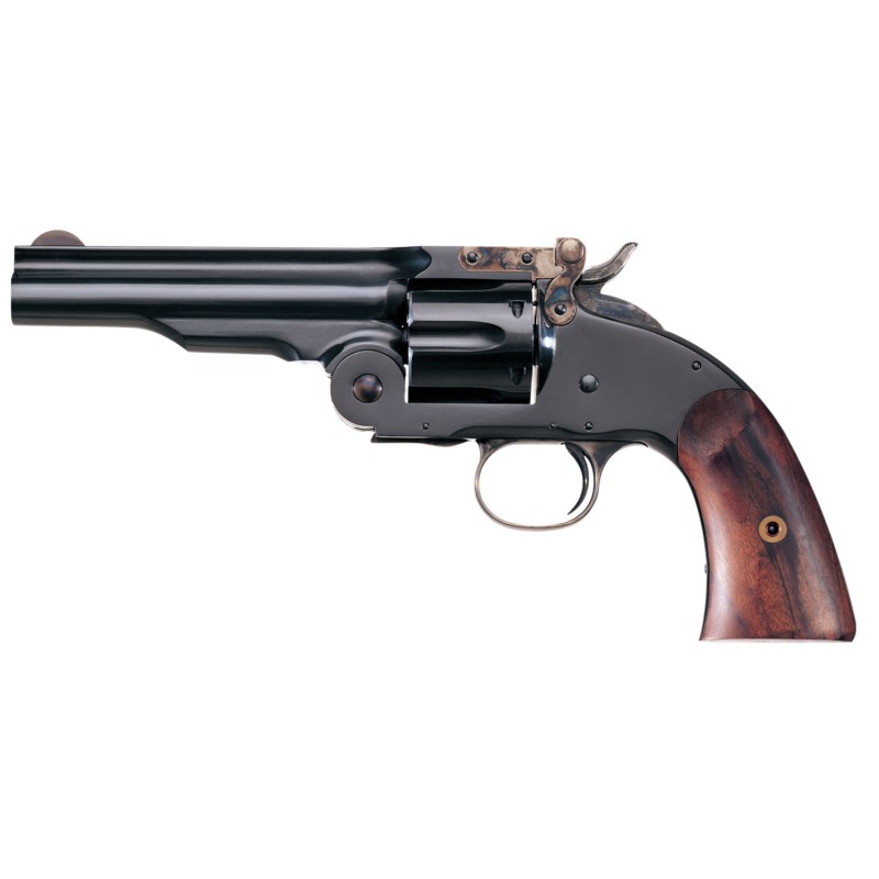 Taylors  Company 550664 Second Model Schofield 45 Colt LC Caliber with 5 Barrel 6rd Capacity Cylinder Overall Blued Finish Steel