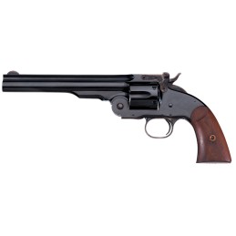 Taylors  Company 550677 Second Model Schofield 38 Special Caliber with 7 Barrel 6rd Capacity Cylinder Overall Blued Finish Steel