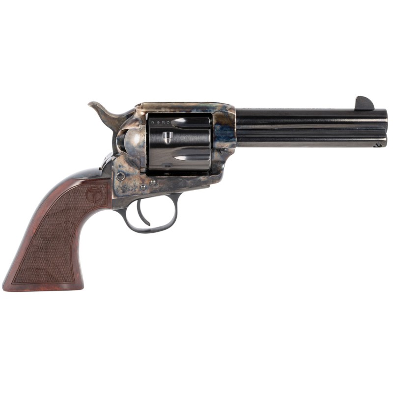 Taylors  Company 550812 Smoke Wagon  45 Colt LC Caliber with 4.75 Blued Finish Barrel 6rd Capacity Blued Finish Cylinder Color C