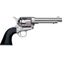 Taylors  Company 0420N00 1873 Cattleman 4440 Win Caliber with 4.75 Barrel 6rd Capacity Cylinder Overall NickelPlated Finish Stee