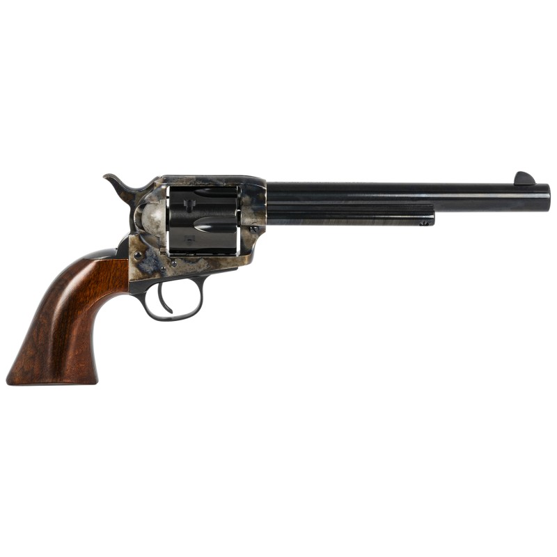 Taylors  Company 550911 1873 Cattleman SAO 3840 Win Caliber with 7.50 Blued Finish Barrel 6rd Capacity Blued Finish Cylinder Col