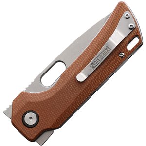 Linerlock Brown Micarta