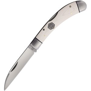 Lockback White Micarta