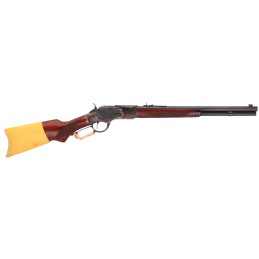 Taylors  Company 550202COM 1873 Comanchero 357 Mag Caliber with 101 Capacity 18 Barrel Color Case Hardened Metal Finish  Walnut 