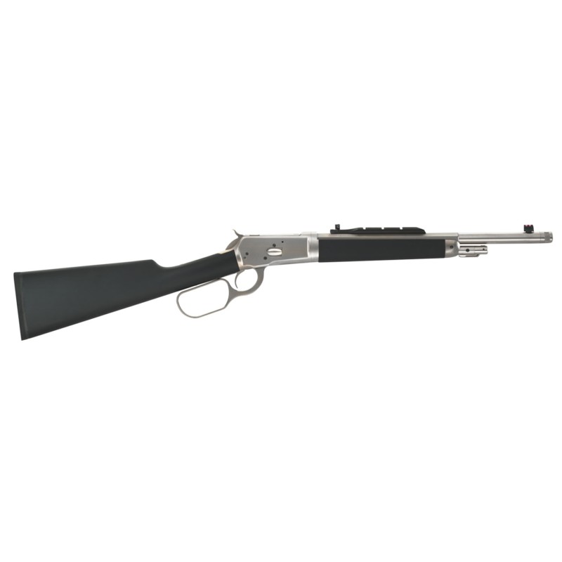 Taylors  Company 220096 1892 Alaskan TakeDown 357 Mag Caliber with 51 Capacity 16.50 Barrel Matte Chrome Metal Finish  SoftTouch