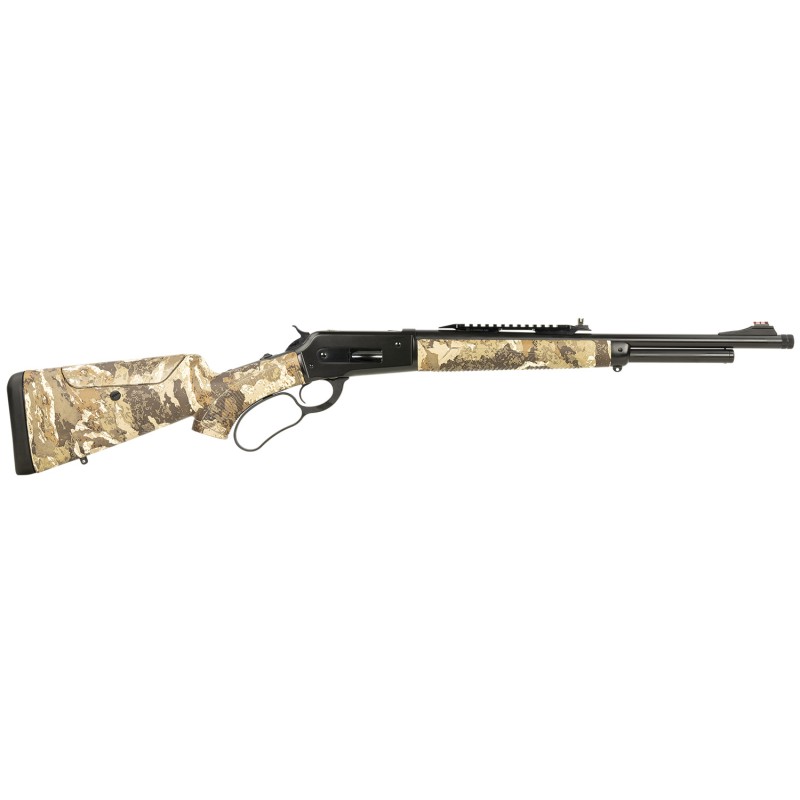 Taylors  Company 210317 1886 Journey 4570 Gov 51 19 Threaded Black Cerakote BarrelRec Camo Furniture Adj. Cheekrest Stock Fiber 