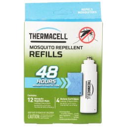 Thermacell R4 Repellent Refill  Effective 15 ft Odorless Scent MatFuel Cartridges Repels Mosquito Effective Up to 48 hrs 4 Fuel 