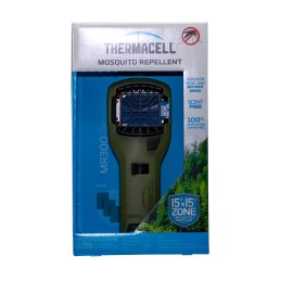 Thermacell MR300G MR300 Portable Repeller Olive Effective 15 ft Odorless Scent Repels Mosquito Effective Up to 12 hrs