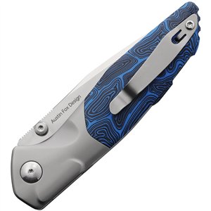 Hoeft Button Lock Blue G10