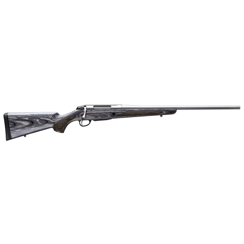 Tikka JRTXG382 T3x  6.5 Creedmoor 31 24.30 Barrel Stainless Steel Metal Finish Oiled Gray Laminate Stock