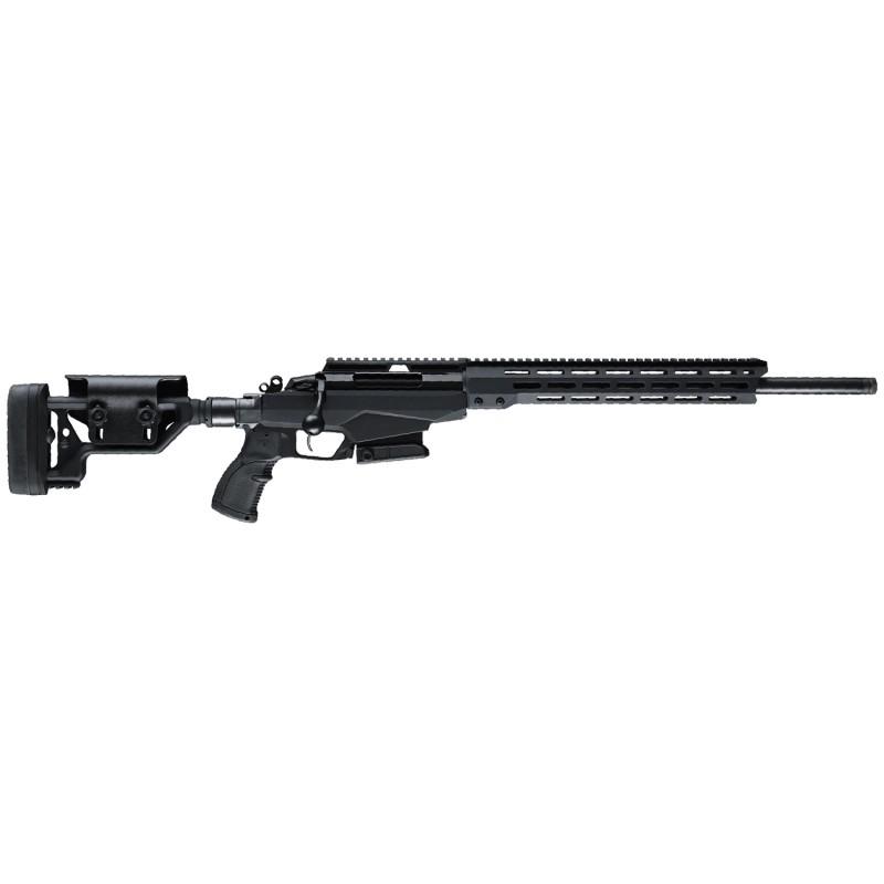 Tikka JRTAC382L T3x Tac A1 6.5 Creedmoor 24 101 Black Fixed with Aluminum Bedding Stock